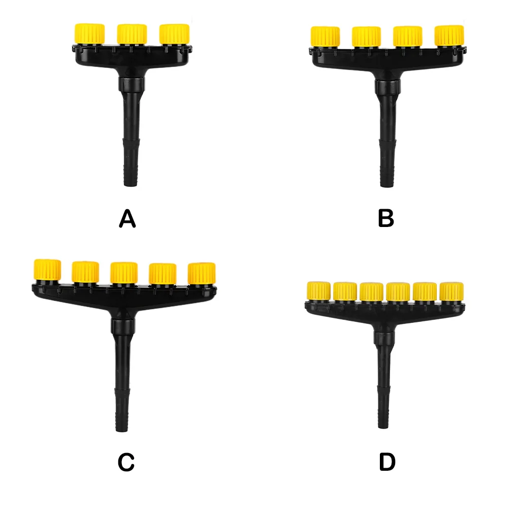 Roślina zraszacz ogrodowy stoczni obrotowa regulowana zraszacz wody wielogłowa dysza do nawadniania natryskowego 5 głowic
