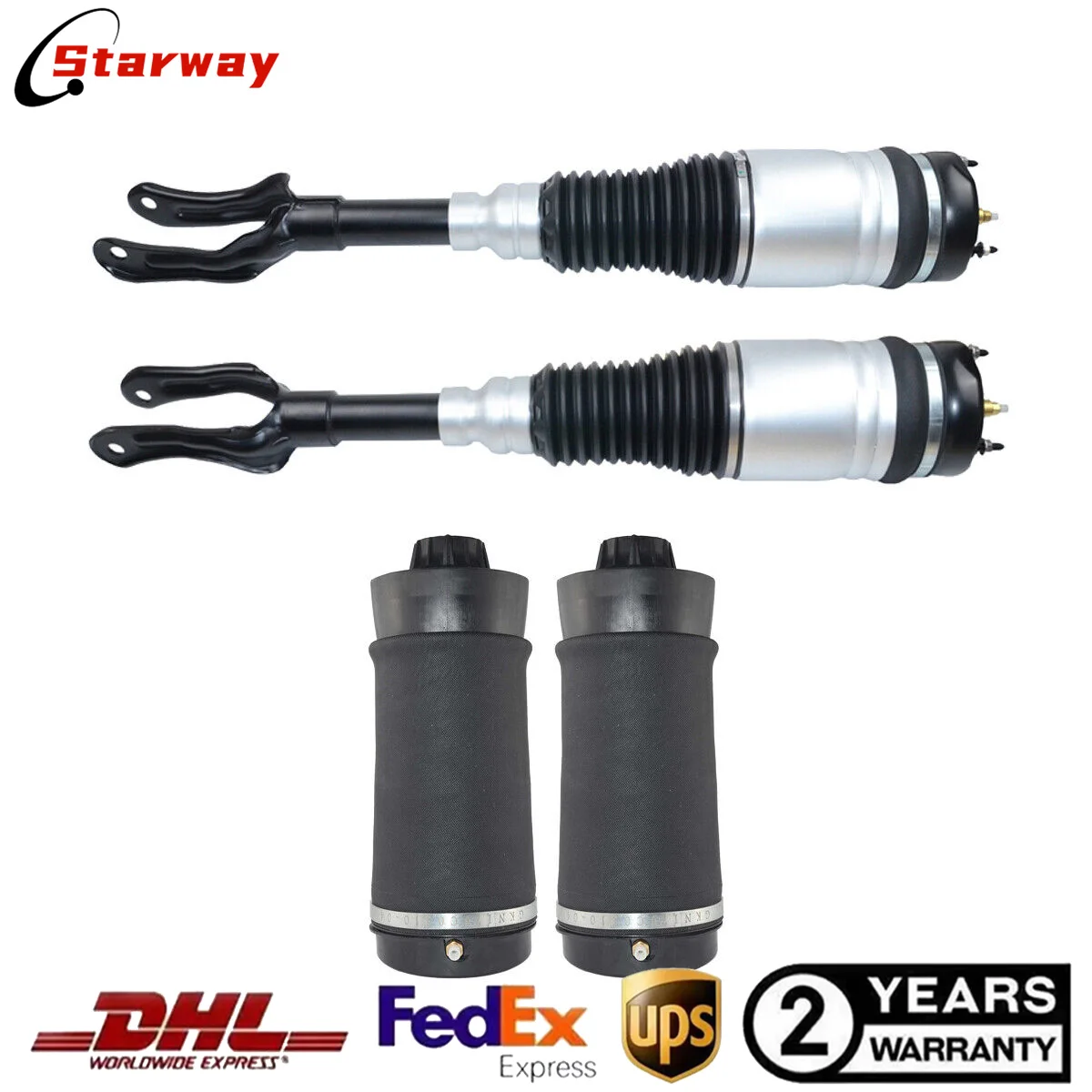 Pair Front Air Suspension Strut Shock Absorber 68059905AD 68231887AA68080194AB 68029912AC For 2011-2015 Jeep Grand Cherokee WK2