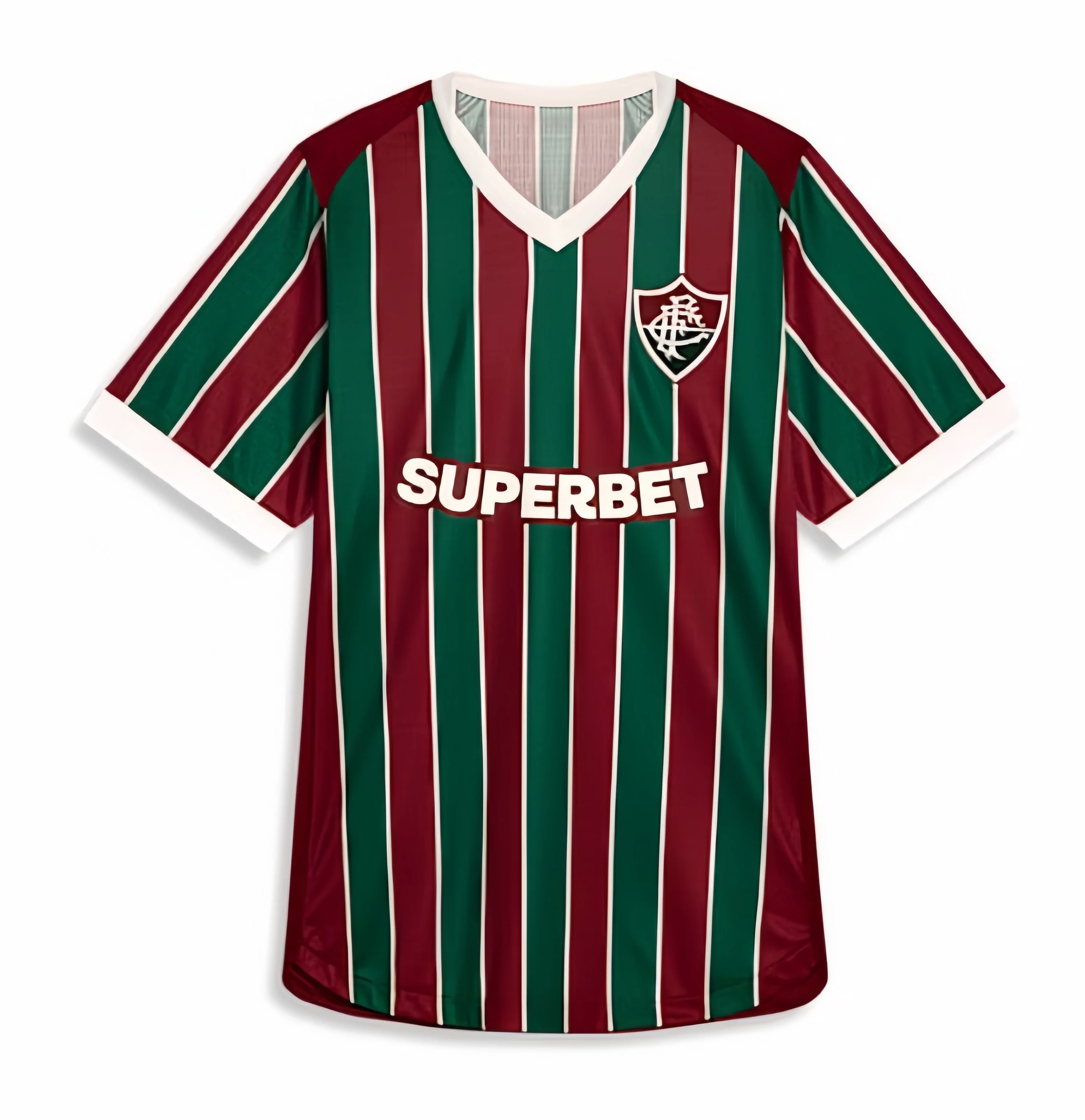 Fluminense Fußballtrikot für Fans Fußball-T-Shirt 2026 Sommer Herren Sportuniform Klassisches Retro Gestreiftes Outfit Spielkleidung – Detail 8