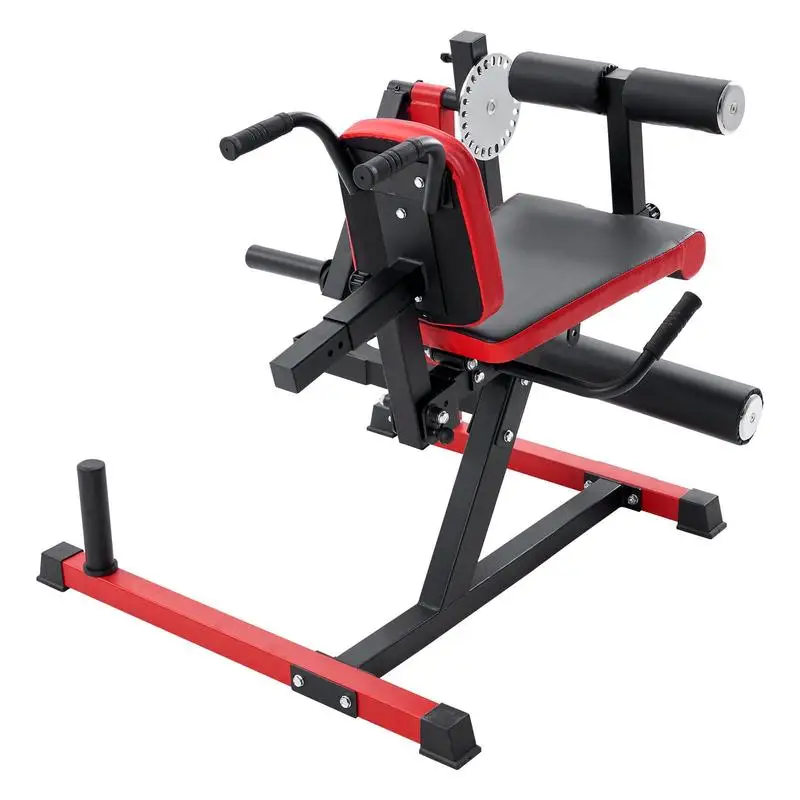 Machine d'extension et de flexion des jambes, machine de rotation des jambes assise pour les cuisses, appareil réglable pour exercices spéciaux du bas du corps, banc d'entraînement pour la maison, capacité de charge de 250 kg