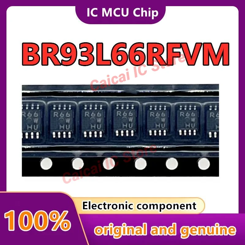 5pcs/lot BR93L66RFVM C66 R66 93C66 93C66C-I/MS R66W MSOP8 EEPROM IC Integrated circuit