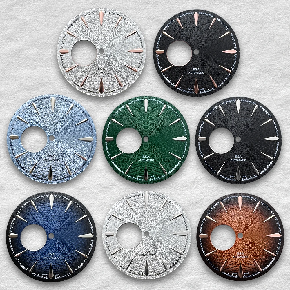 

High-Quality 35mm S Logo Hollow Out Cocktail Dial Suitable for Nh35/Nh38 Movement Gradient Dial Watch Modification Accessories
