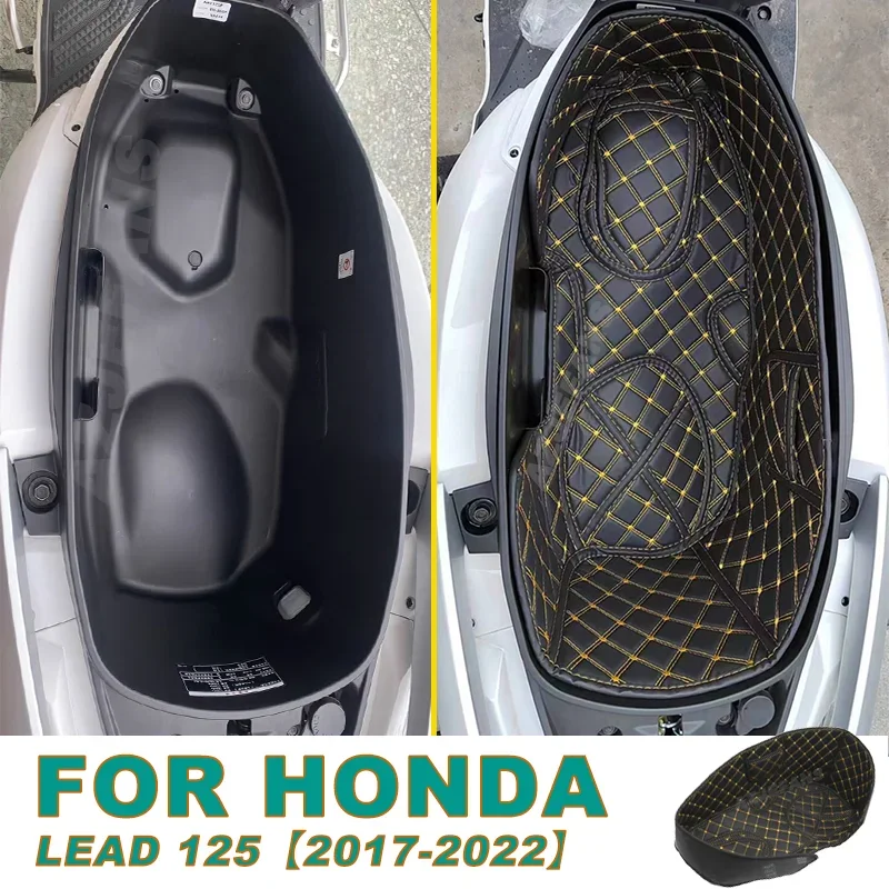 

For HONDA Lead125 Lead 125 Motorcycle Storage Box Seat Bucket Liner Cushion Protector