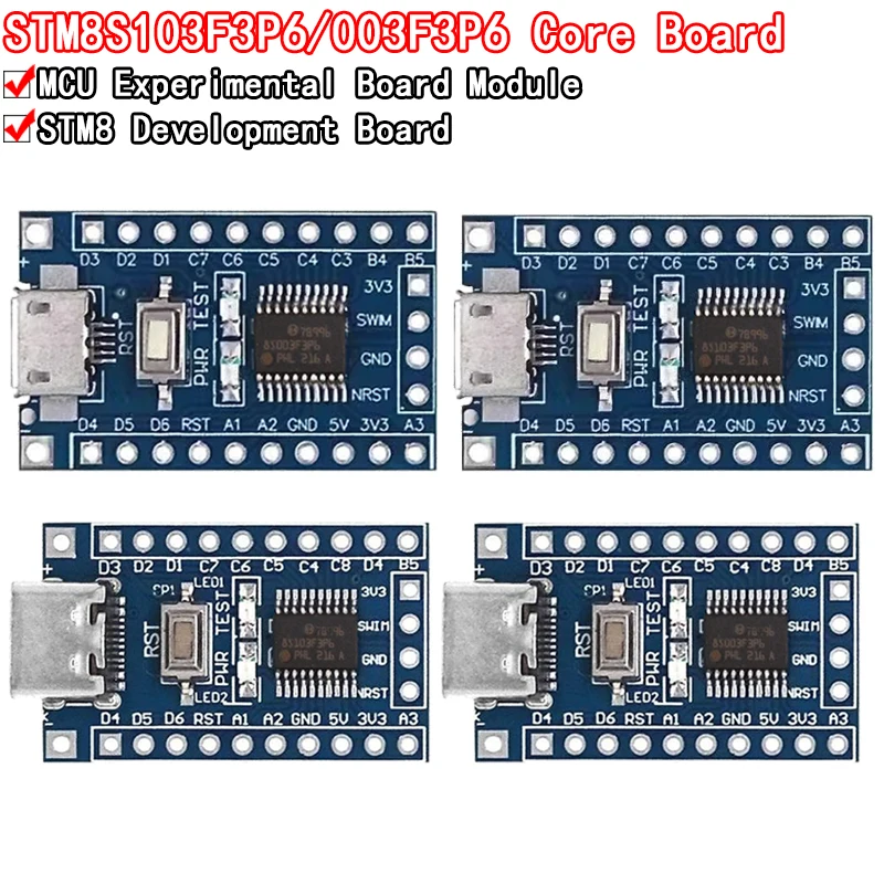 STM8S003F3P6 STM8S103F3P6 Module ARM STM8 Development Board Minimum System Board TYPE-C STM8S STM8 for Arduino