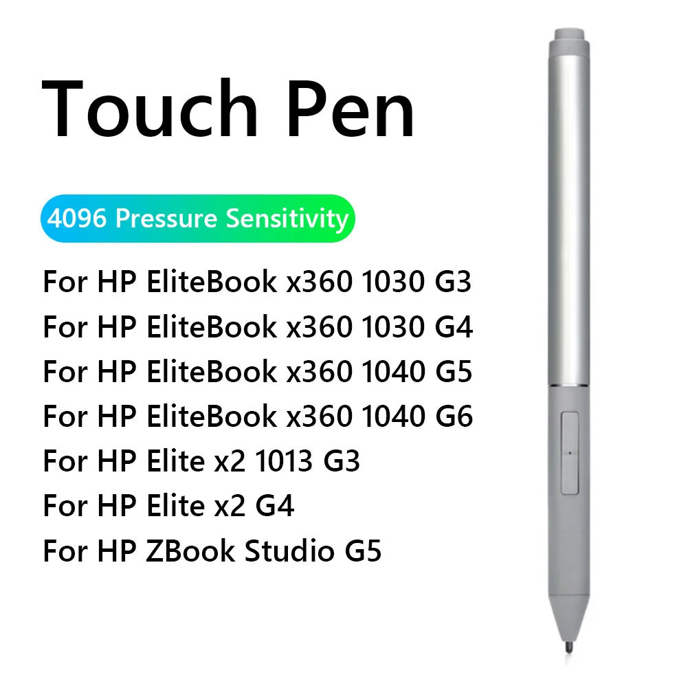 HP Elitebook/Zbook X360 Stylus – Compatible with 1030 G2/G3/1040 Precision Active Pen for Business Notes & Productivity on HP L