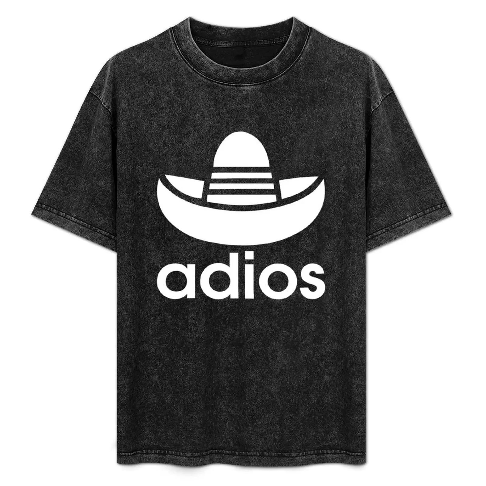 Adios, Farewell, Spanish, Mexican, Funny, Parody, Geek, Gift T-Shirt Plus Size Summer Casual T-Shirt