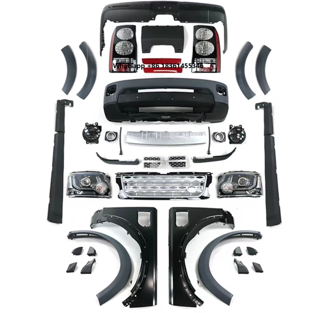 

For 2005-2009 Discovery 3 Facelift Discovery 4 Old Model Facelift Front and Rear Bumper Headlights