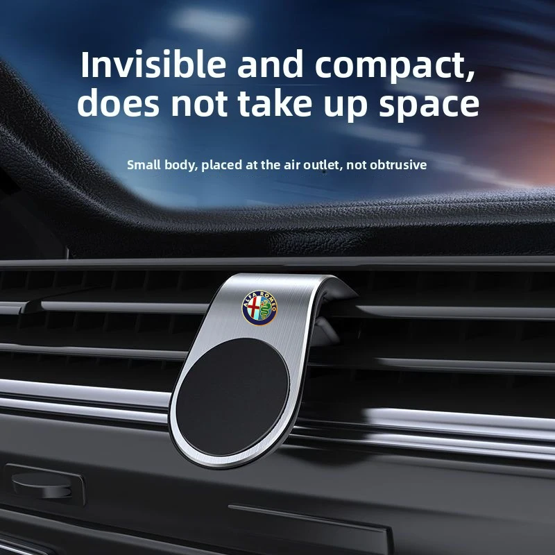 منفذ هواء السيارة حامل هاتف قابل للفصل لألفا روميو 159 147 156 166 جيوليتا جوليا ميتو ستيلفيو بريرا سبايدر #5