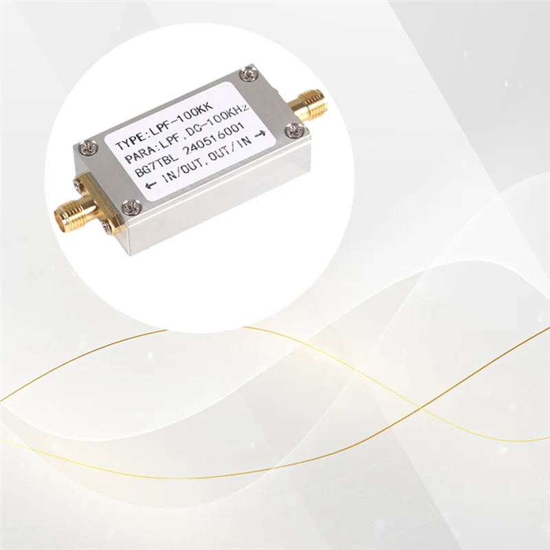 

B04B-Low Pass Filter LC LPF 100K DC-100KHZ SMA Interface LPF For FM