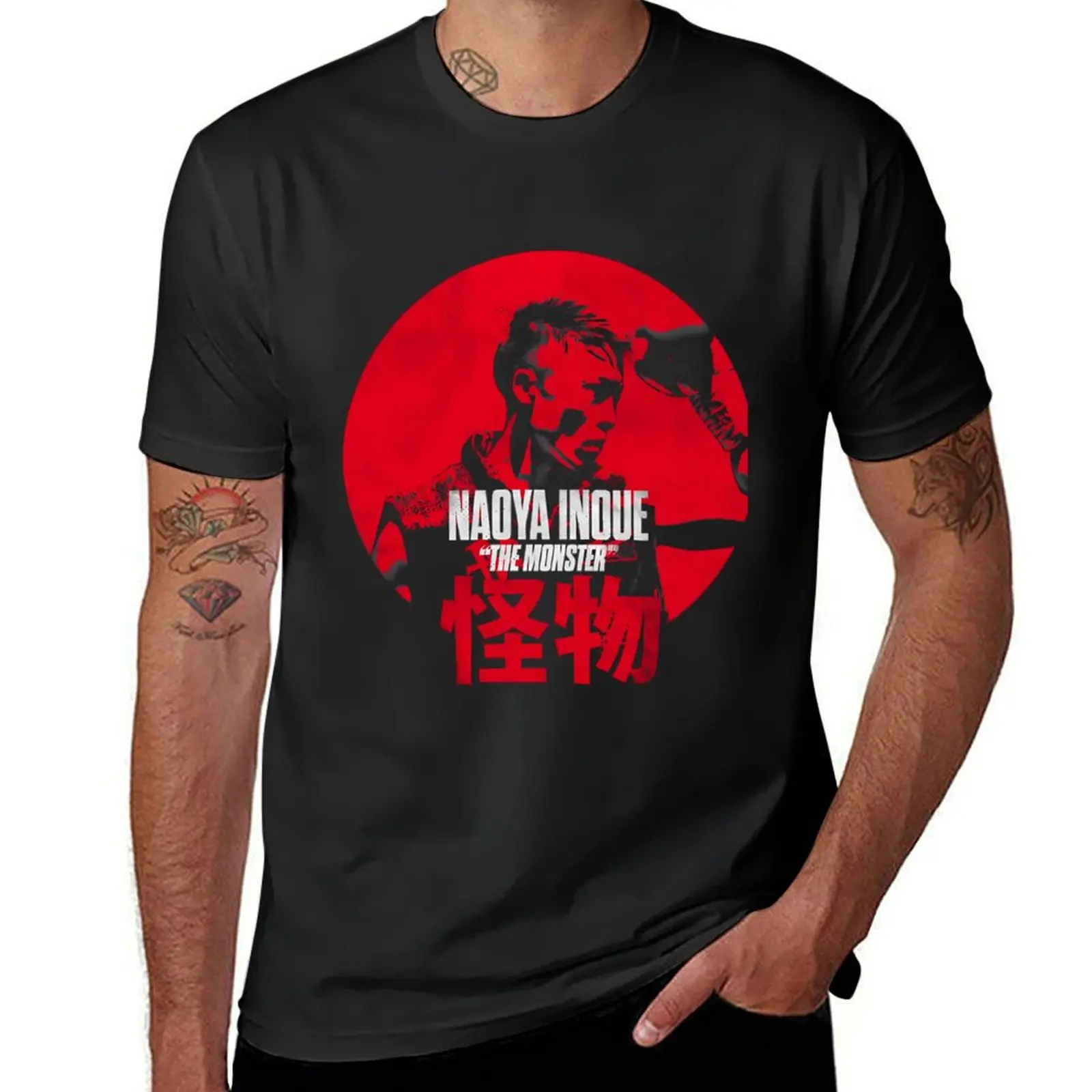 NAOYA INOUE T-Shirt quick drying summer tops hippie clothes men workout shirt