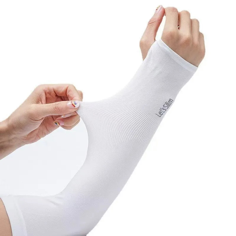 1 Paar Armschutzhülle mit Daumenloch, Schutzhüllehalter, Sonnenschutz, UV-Schutz, lange Armabdeckung zum Laufen, Angeln, Radfahren – Detail 3