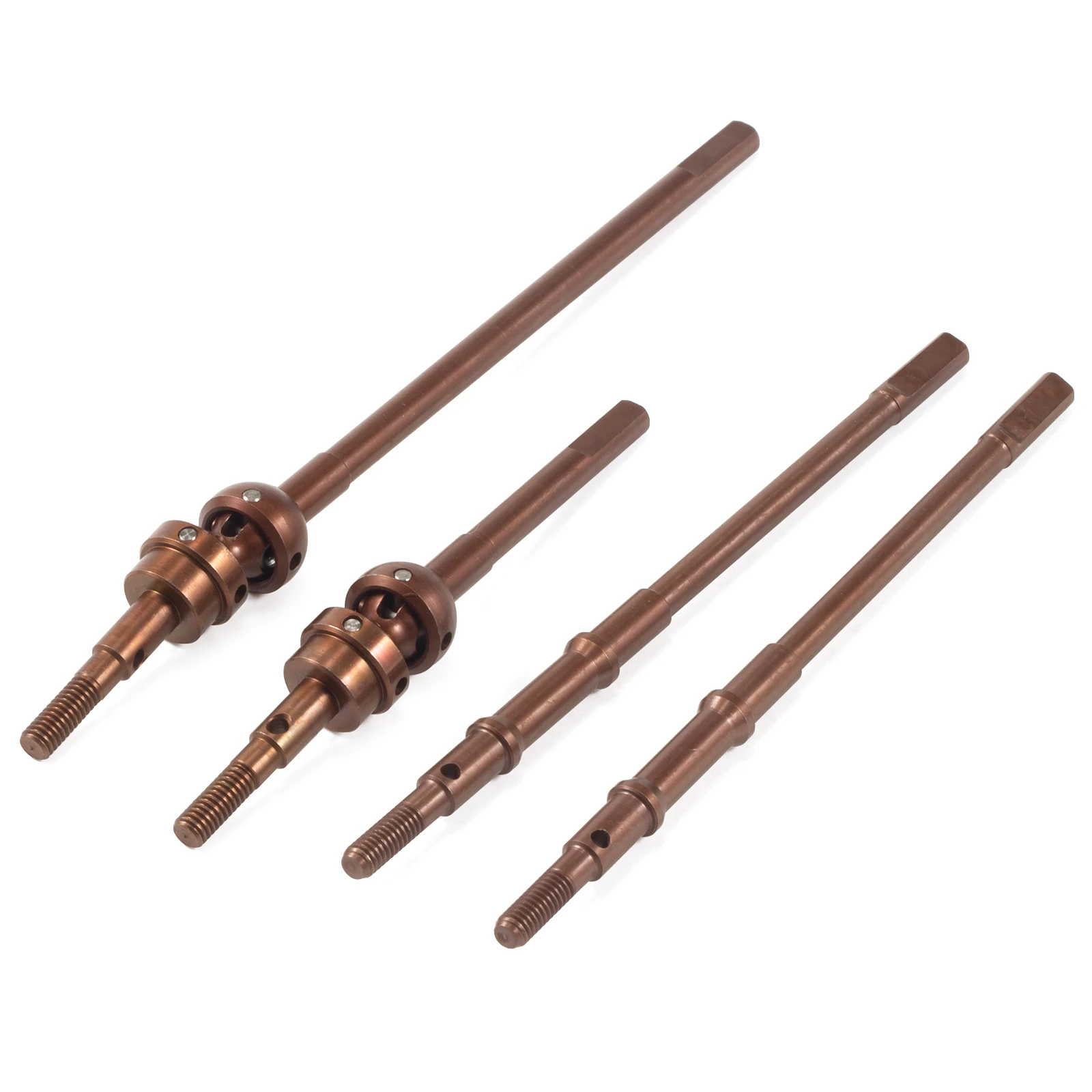 Isokinetic 3-Section CVD Front Rear Axle Shafts For Vanquish VS4-10 Straight Axle F9 F10 F10T D44 HD44 RC Crawler Upgrade Parts