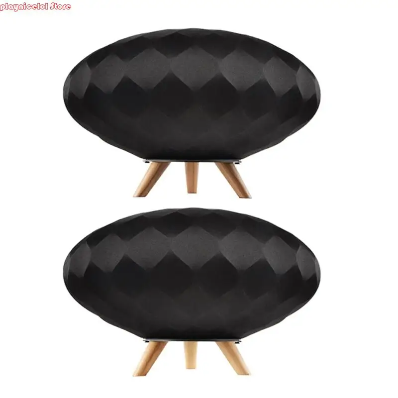 E8BA مكبرات الصوت حامل سطح المكتب المعدني مع التخميد الاهتزاز لمكبرات صوت إسفين تشكيل B&W