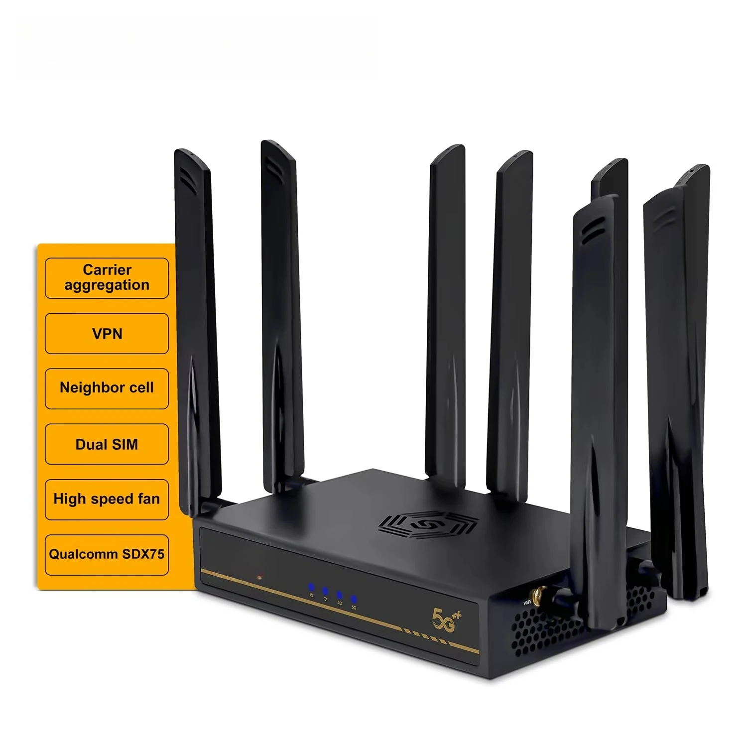 New 4G 5G WiFi Router SA NSA MmWave Change IMEI Band Lock VPN Dual SIM Card Mesh Network 5G Modem with Sim Slot