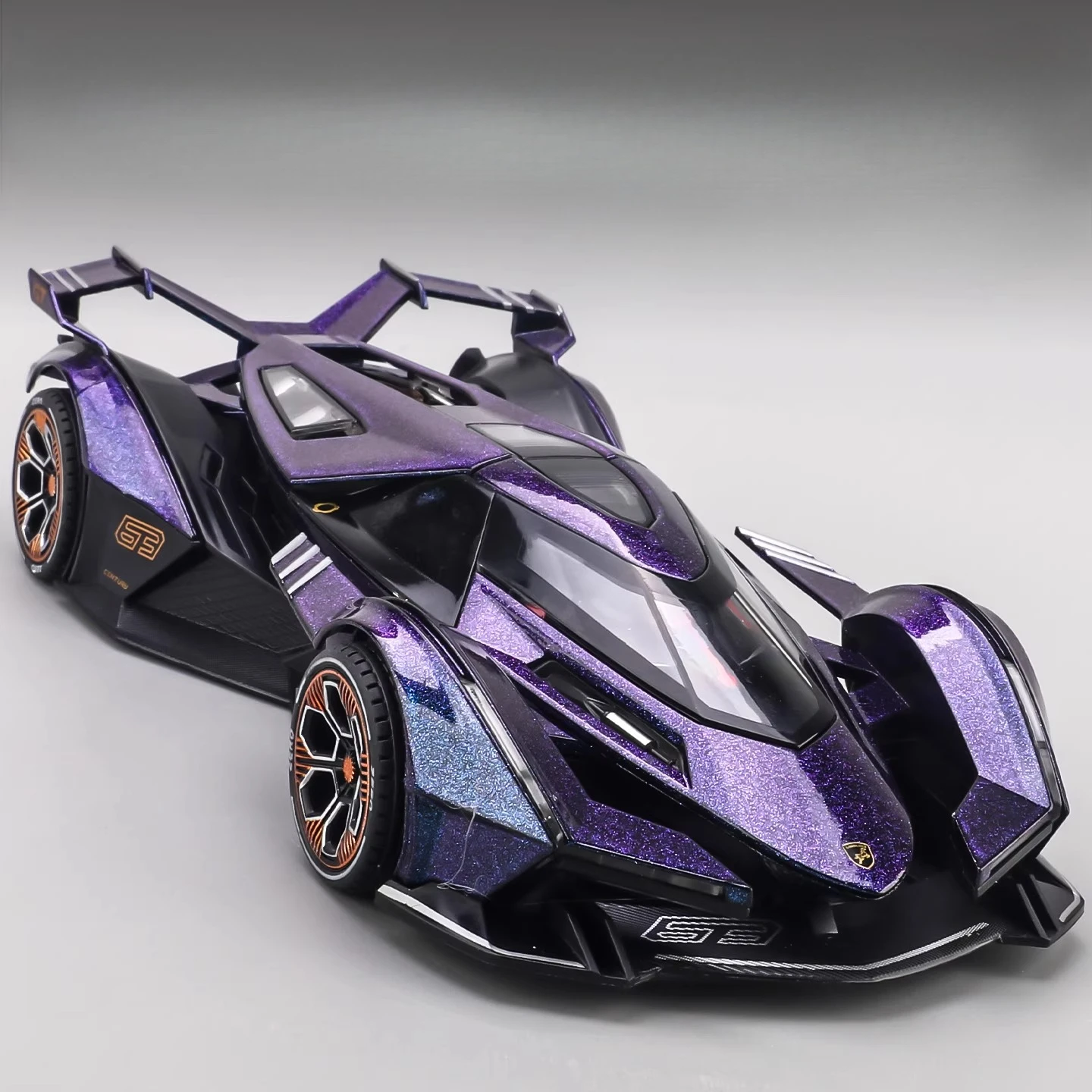 

1:24 V12 модель автомобиля из сплава, имитация спортивного автомобиля, коллекция игрушек для мальчиков, модель автомобиля, украшение, детский подарок