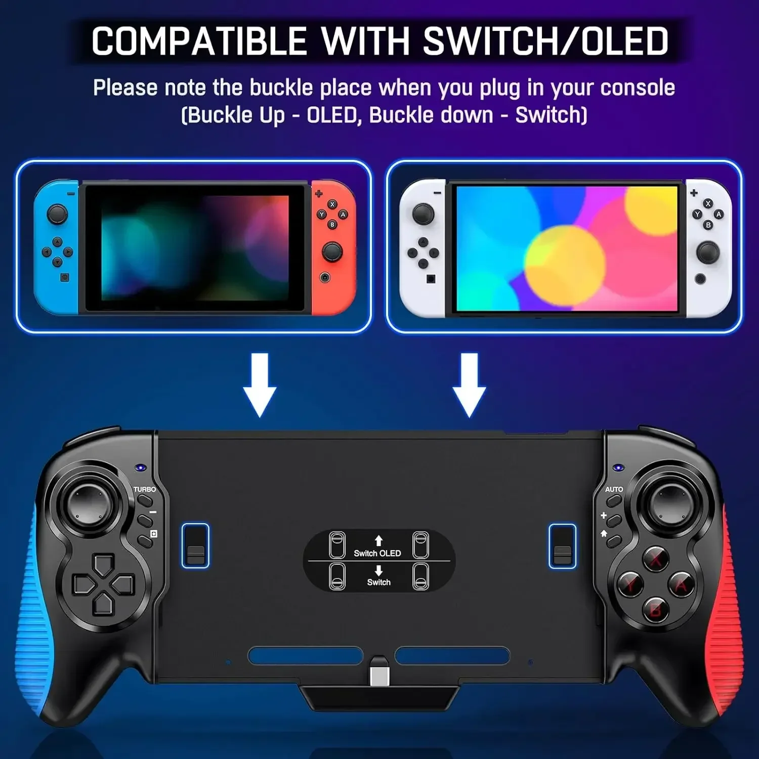 Convenient Grip Cover Gamepad Portable Lightweight Game Console Gift For Kids Adults