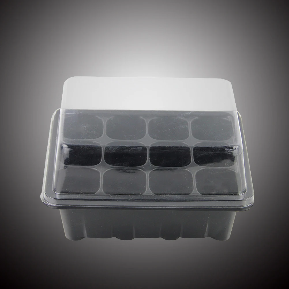 

3 Pcs Seedling Box Set Durable Plastic Tray Sprouter Growing Container Gardener Trays Planting Transparent Lid Insulation