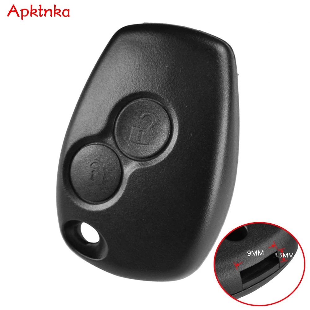 Apktnka Car Replacement Remote Key Shell Case For Renault Trafic Clio Kangoo Master Modus For Dacia Duster Logan  For VA6 Blade