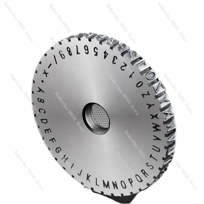

Manual Marking Steel Stamp Wheel Accessories Coding Dot Line Stamp Plate Height 2/2.5/3/4/5/6mm Optional