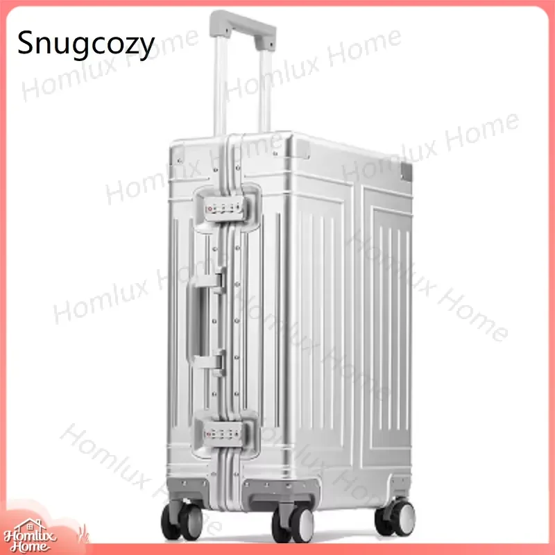 for Snugcozy High Quality 100 Percent Aluminum Magnesium Travel Luggage with Swivel Wheels Perfect for Trips