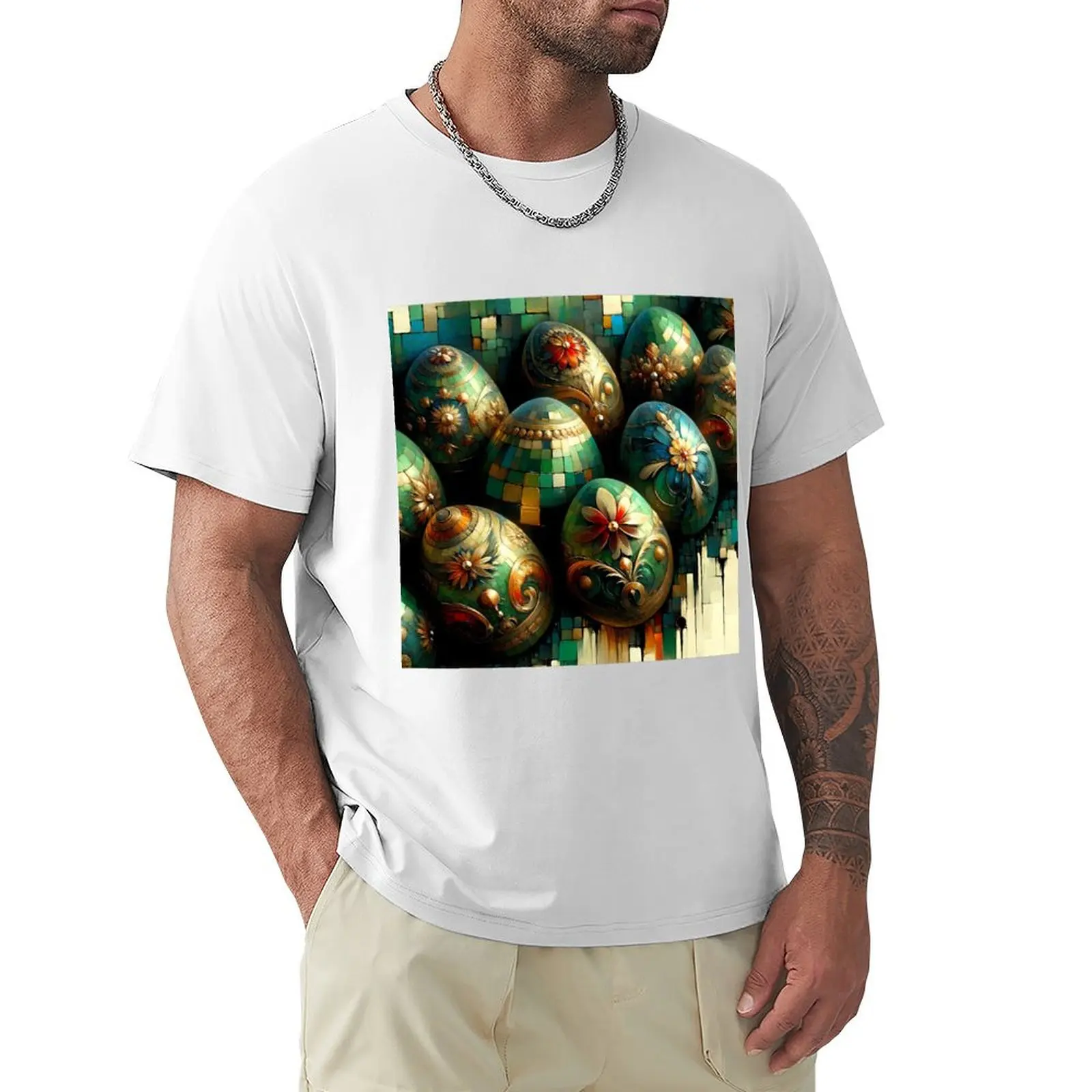 

Ornate Eggs od Spring T-Shirt cute clothes Short sleeve tee blanks t shirts for men