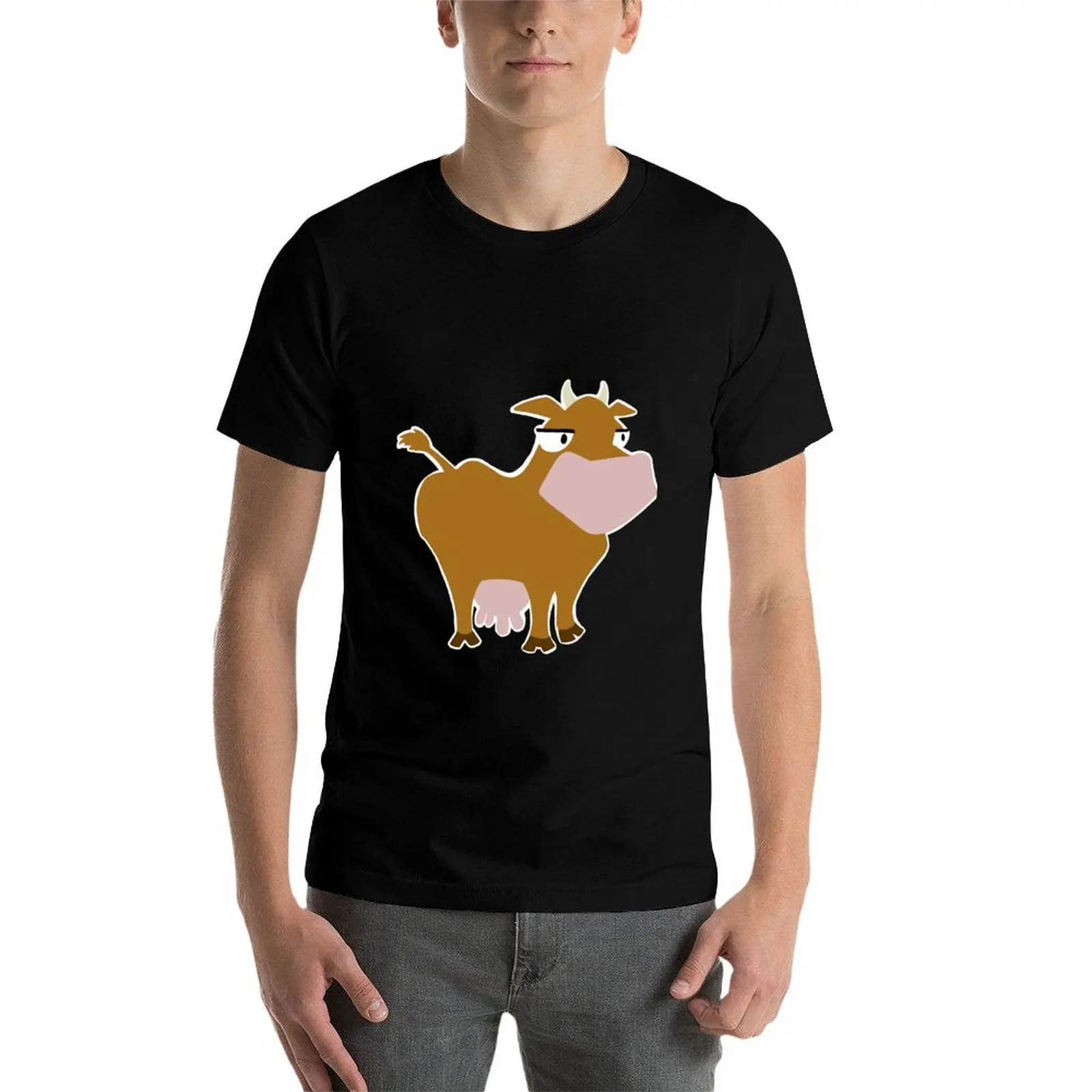 Hay Day Cow T-Shirt shirts graphic tee blanks anime figures shirts graphic T-shirts for men cotton image 4