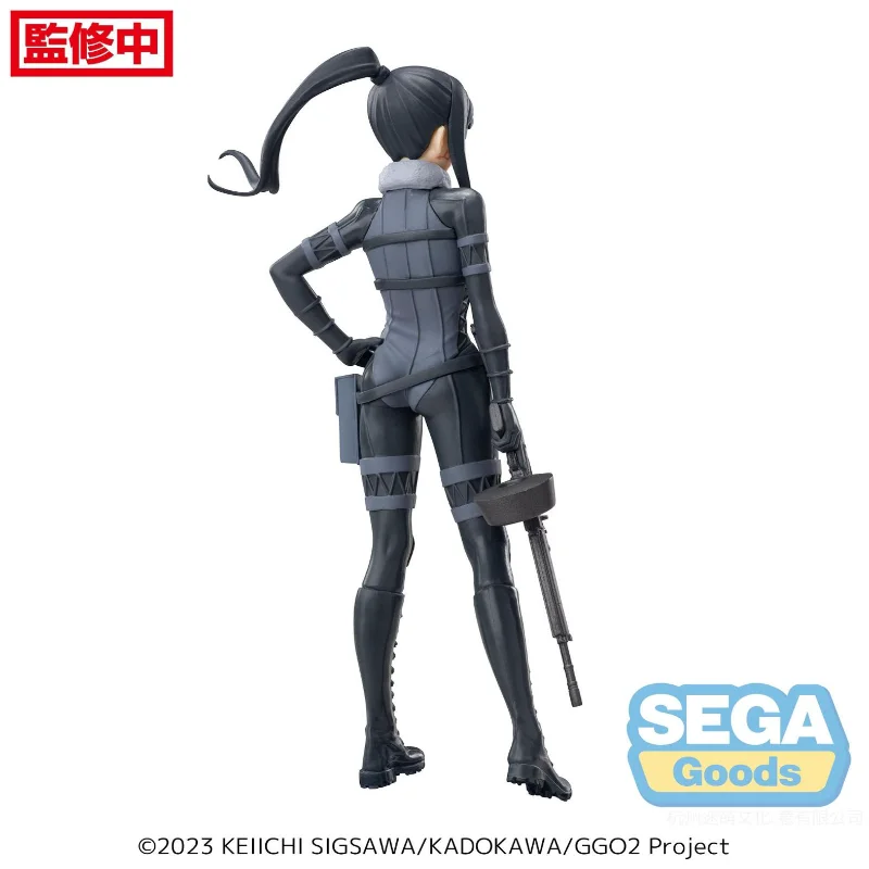 En Stock Original SEGA Luminasta Gun Gale Online Llenn Fukaziroh Pitohui figura de Anime adornos de muñecas modelo colección juguetes regalos