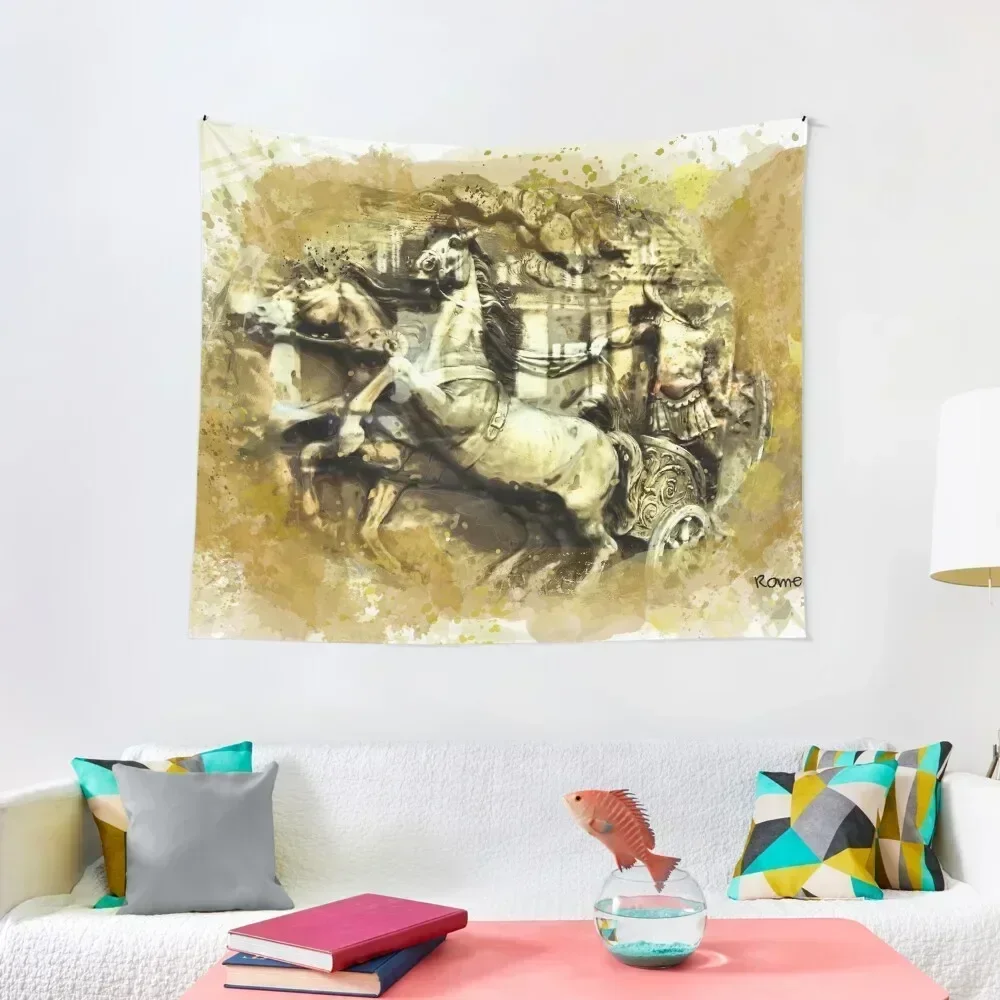 

Rome chariot Tapestry Bedroom Organization And Decoration Nordic Home Decor Tapestry
