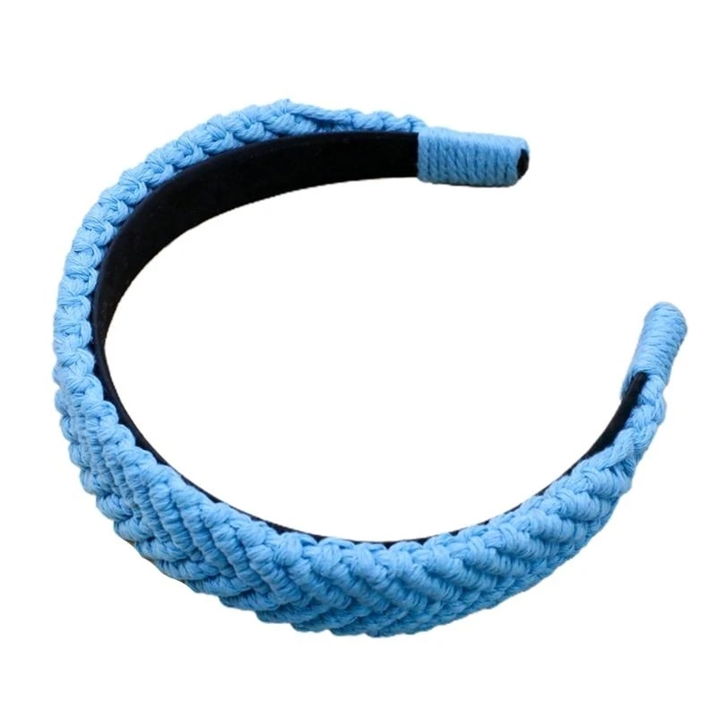 Bohemian Turban Hair Hoop For Women Wide Hairband Bohemian Braided Headband