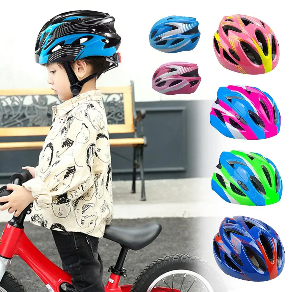 

New Kids Bicycle Helmet Ultralight Breathable Ventilation Solid PC EPS Liner Toddlers Children Roller Skating Scooter Helmet