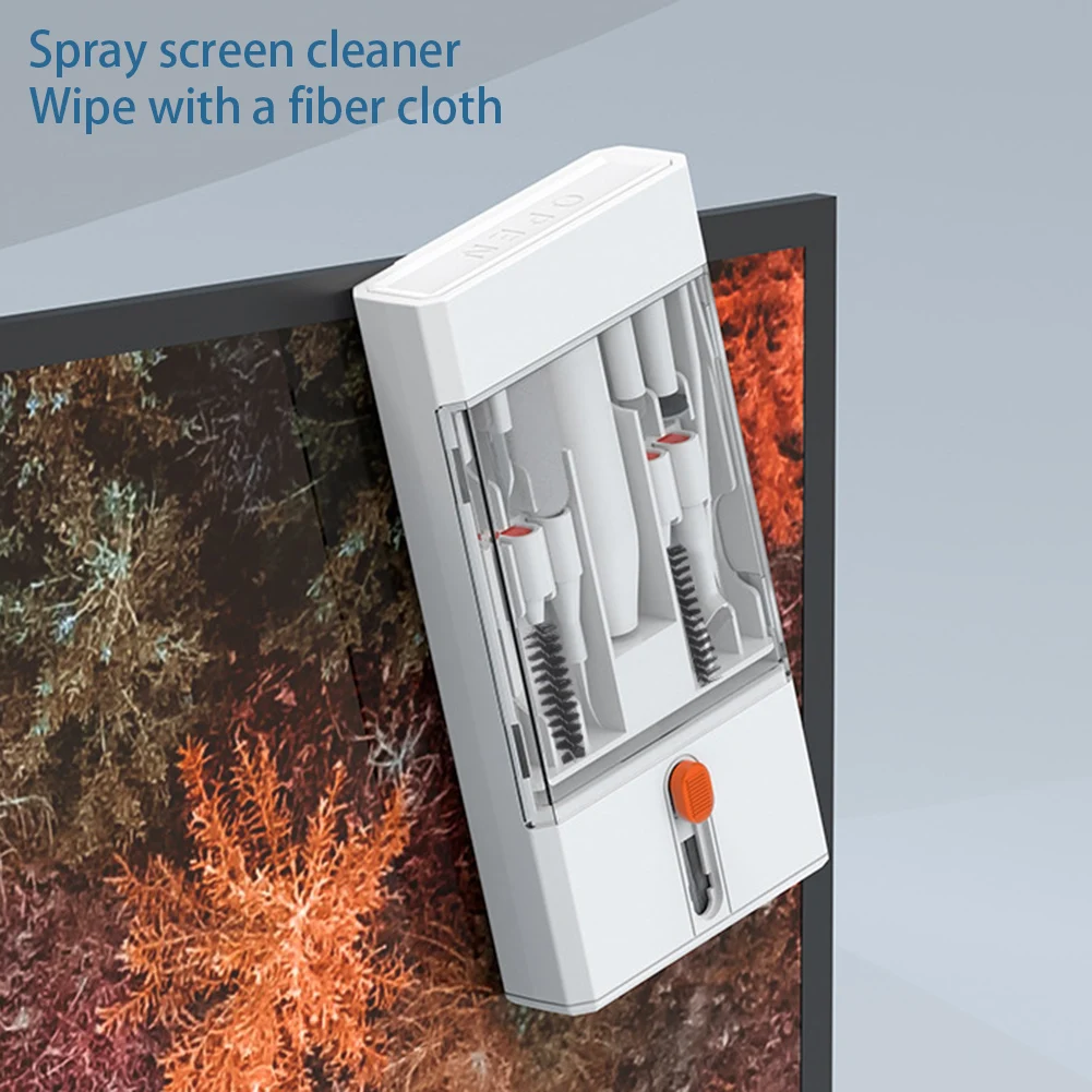 Set Sikat Pembersih Layar Laptop Sikat Pembersih Puing Portabel Untuk Kamera Komputer