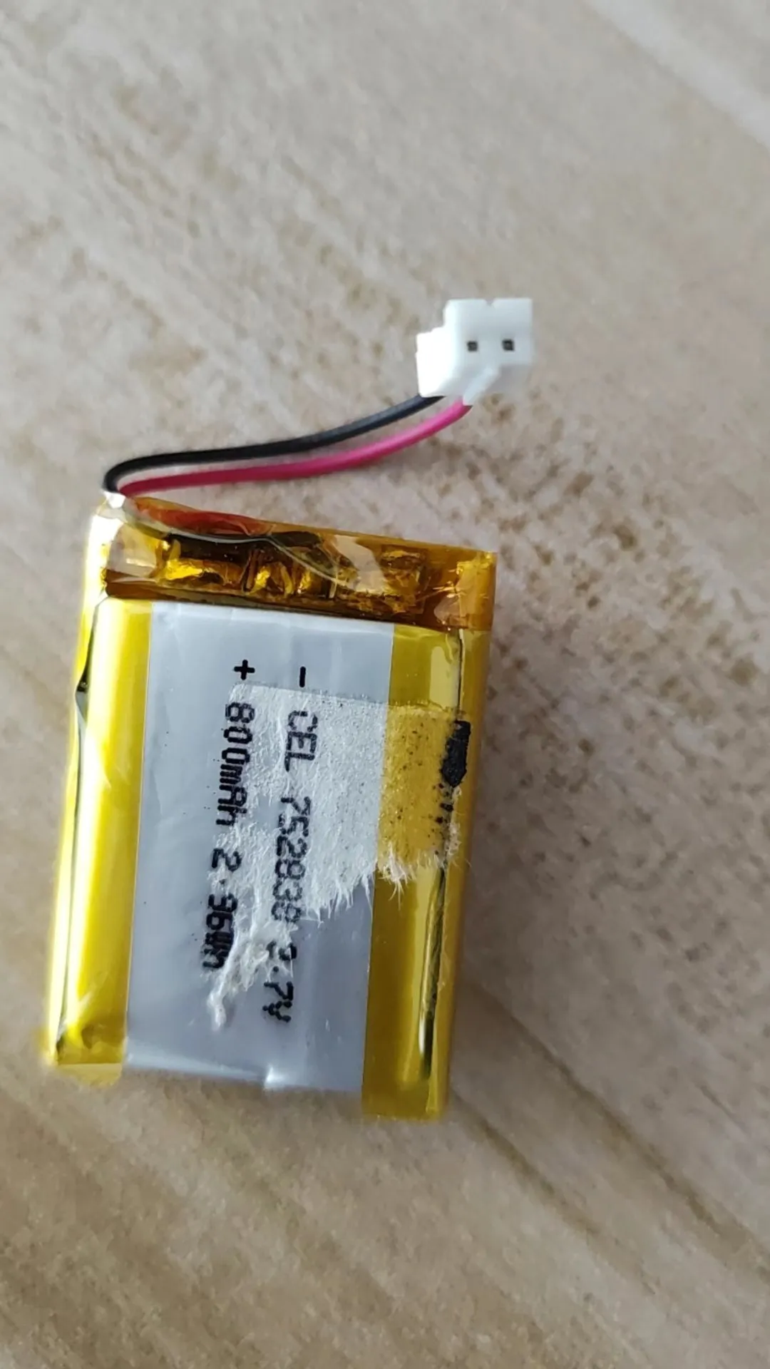 buy more will cheap Navigator 3.7v-752838 Polymer Lithium Battery 800mAh Purifier Foot Capacity Machine Toy Speaker Cable