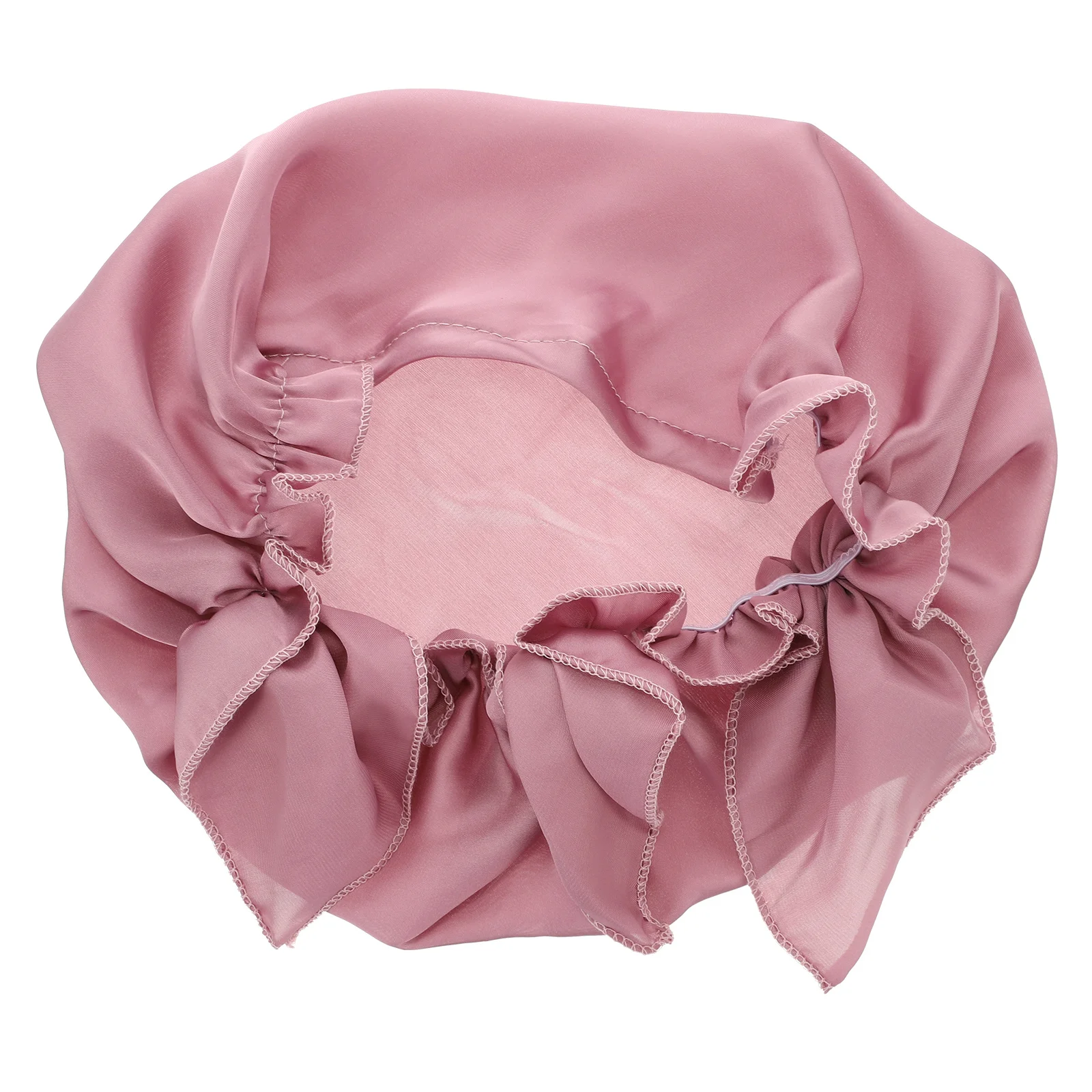 1 قطعة قبعة النوم محاكاة الحرير العناية بالشعر قبعة الحبس الأم ليلة النوم قبعة مريحة قابلة لإعادة الاستخدام مريحة