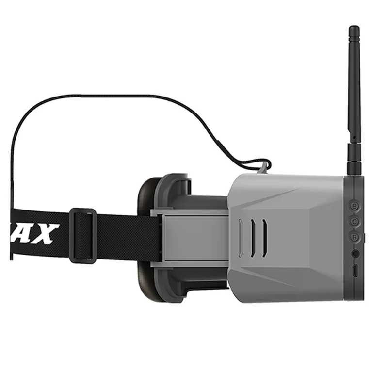 EMAX Transporter 2 gogle 4.3 Cal 5.8Ghz 40CH z regulowaną ogniskową demontowalną Monitor FPV wbudowaną baterią DVR do dron zdalnie sterowany FPV