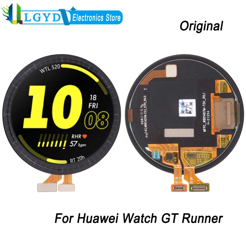 

Original LCD Screen and Digitizer Full Assembly for Huawei Watch GT Runner