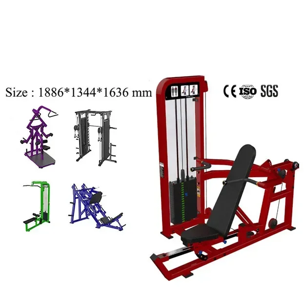 

Commercial Gym Equipment Wholesale Pin Loaded Hammer Fitness Gym Seated Incline Chest Press And Shoulder Press Bench