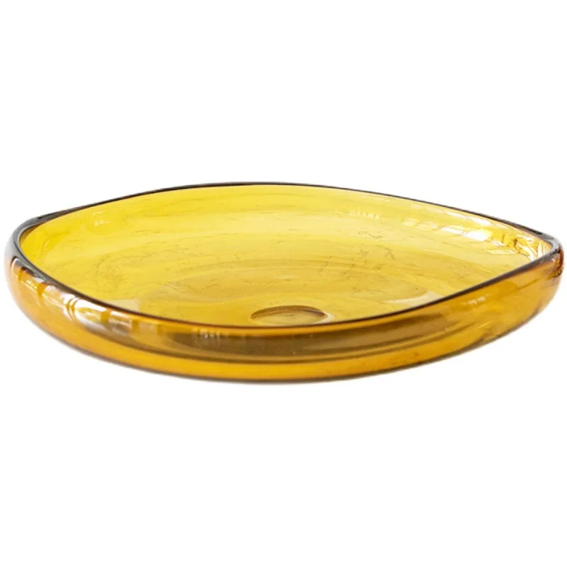 Zml round fruit plate soft decoration ornament - sample room, sales office, living room, desktop display