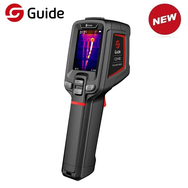 GUIDE T120V thermography camera with Fully Radiometric Thermal Image 120x90 IR Sensor for Water Leaks Detection