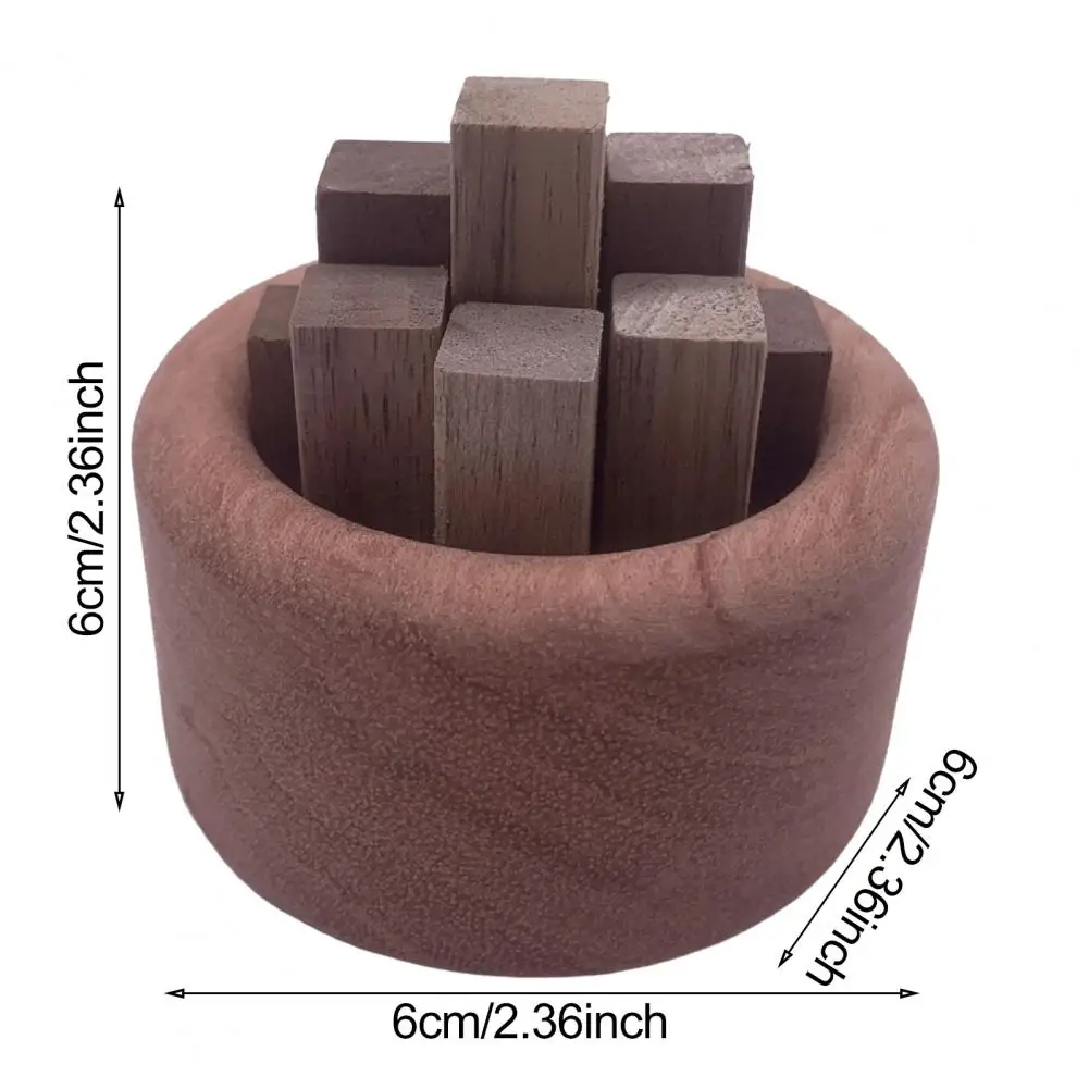 Wooden Aromatherapy Diffuser Car Essential Oil Diffuser Natural Wood Stick Fragrance Base Home Office Desktop Decoration