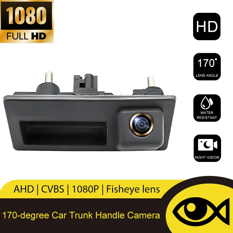 170° 1080P AHD Vehicle Rear View Camera for VW Volkswagen Golf Passat B5 Tiguan Jetta MK6 Audi A3 A4 A5 Q5 A6 B6 Car