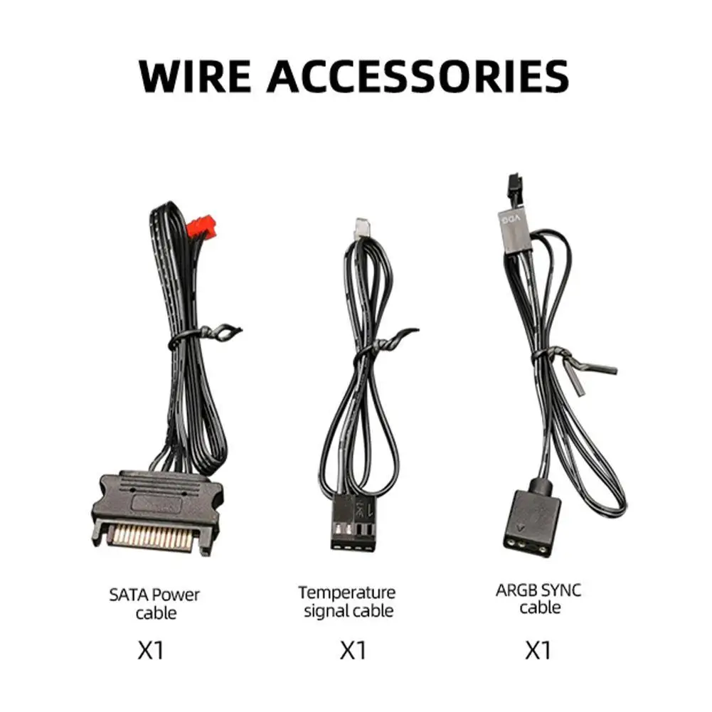 COOLMOON P-ARGB Controller 4-pin Pwm 5v 3pin Smart RGB Synchronization Wireless Remote Controller Chassis Fan Hub Cooling Fan