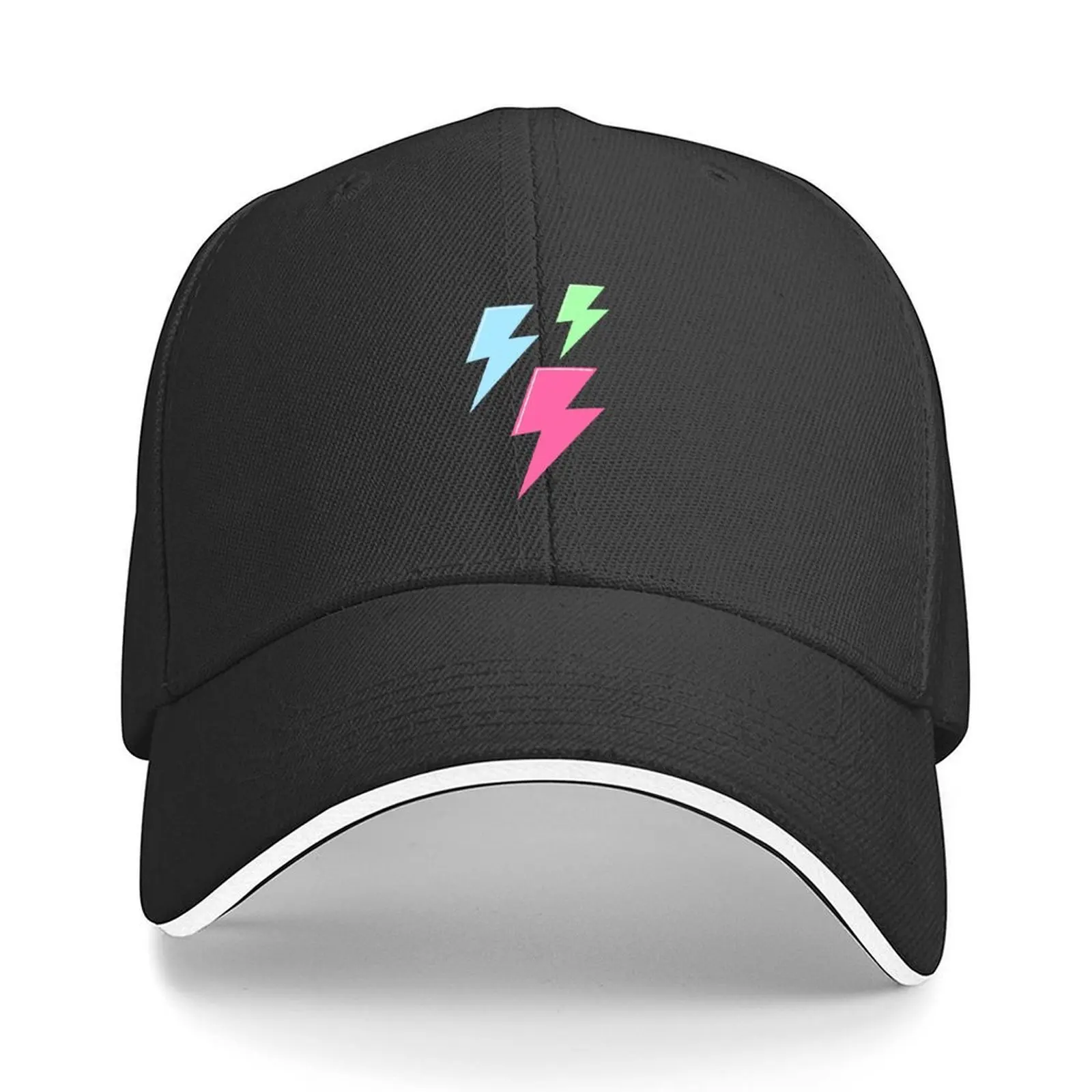 

Subtle frankie stein lightning print Baseball Cap party Hat luxury woman cap Trucker Hat custom caps Men's Women's