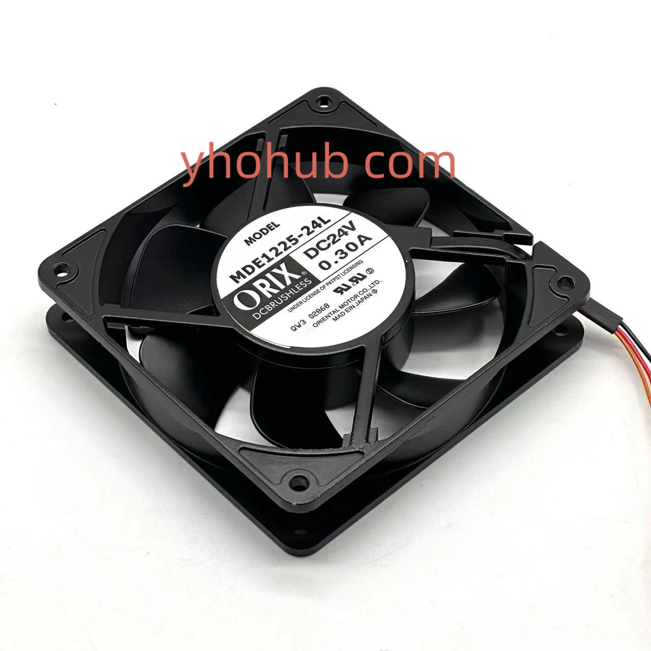 

ORIX MDE1225-24L AC 24V 0.30A 120x120x25mm 3-Wire Srver Cooling Fan