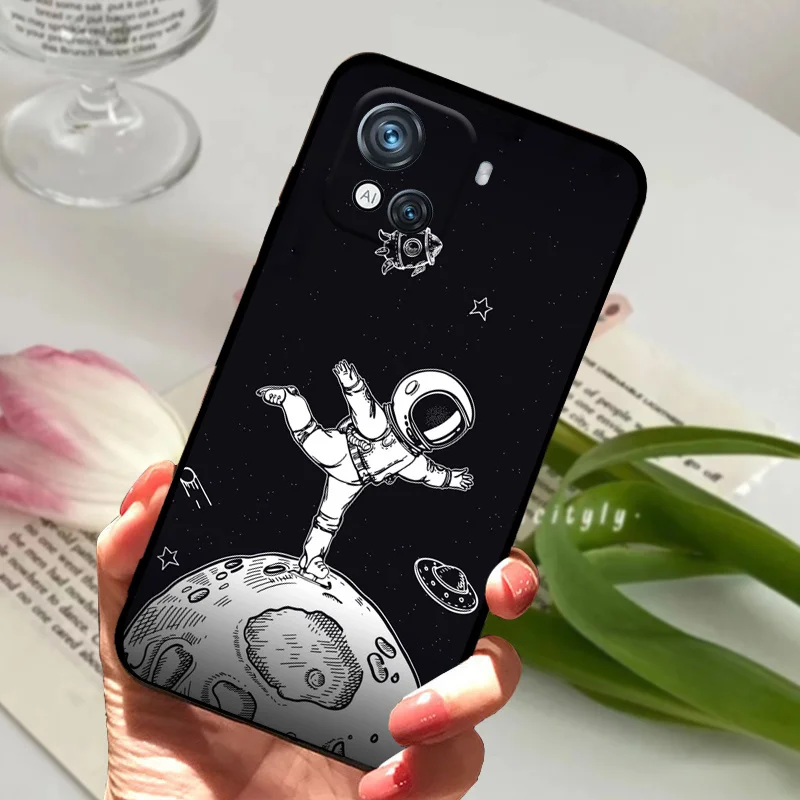 Per Blackview Oscal C80 custodia 2023 custodia morbida antiurto in Silicone TPU per Blackview Oscal C80 Funda OscalC80 Capa Cartoon