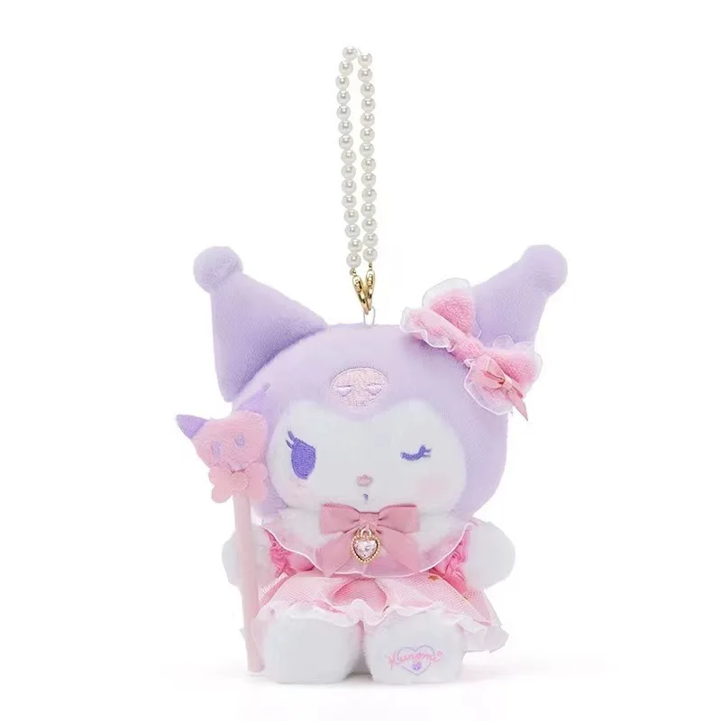 

Kawaii Japanese New Sanrio Lovely Birthday Coronation Kuromi Plush Toy Girl Heart Birthday Gift Hanging Anime Plush