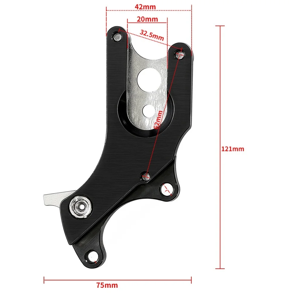 

Bike Disc Brake Fixed Adapter Frame Converter For Quick Release Wheelset Aluminum Alloy CNC Molded Precise Fit Cycling Parts