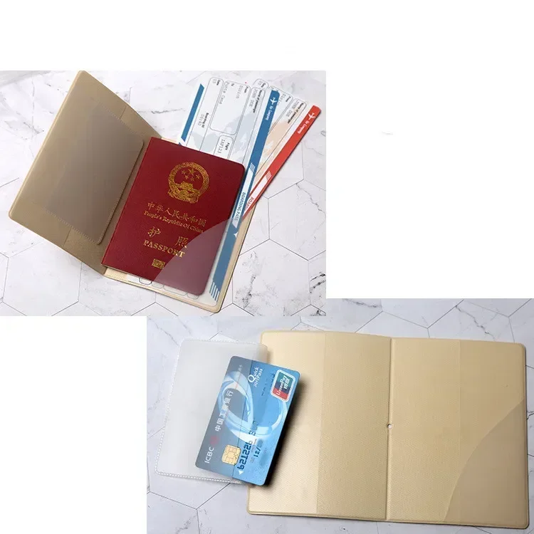 World Trip Passport Holder Bag International Travel Document Stereoscopic Passport Cover Case Passport Protector Sleeve