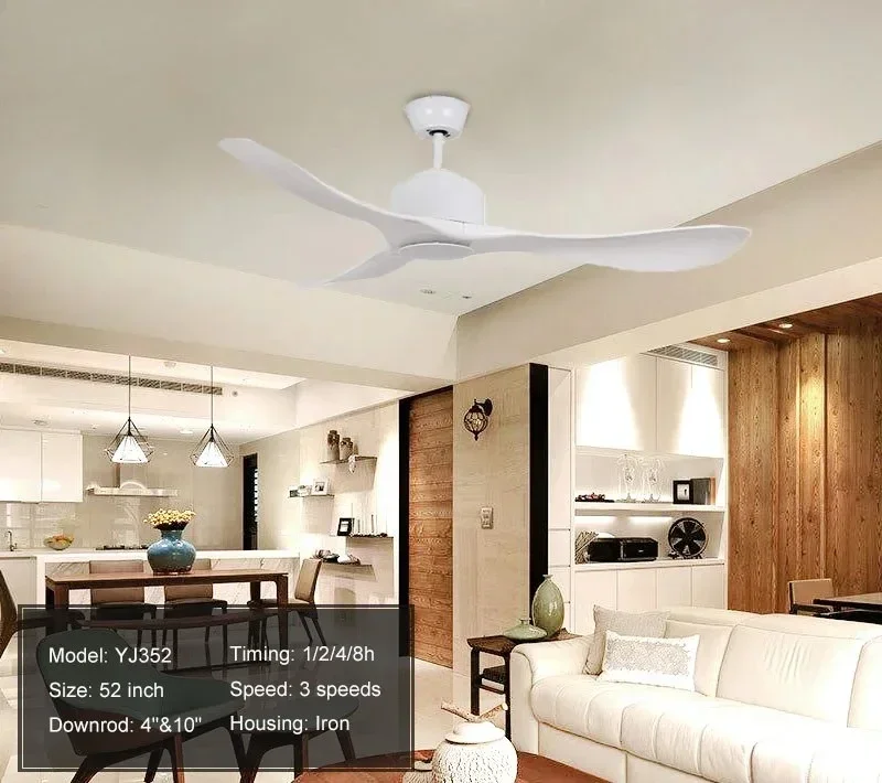 Low energy consumption remote control ordinary accessories parts DC motor no lamp electric ceiling fan