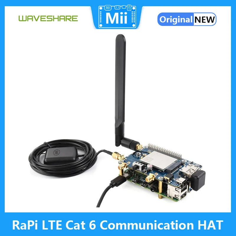 Imagem -02 - Raspberry Pi-lte Cat Comunicação Hat Lte-a Global Multi-band Posicionamento Gnss Vem com Em060k-gl Módulo