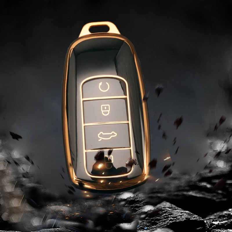 TPU Autoschlüsselhülle für Chery Jaecoo J8 J7 8 7 Omoda 9 5 C5 Tiggo 8 Pro Tiggo 7 Pro Max Schlüsselanhänger Vollschutz Halter Zubehör – Detail 2
